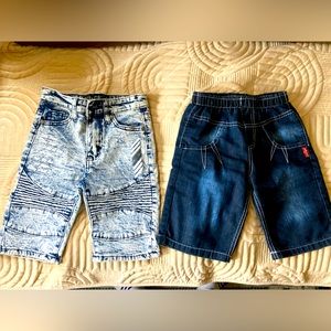 Boys denim shorts-SET 2 pcs